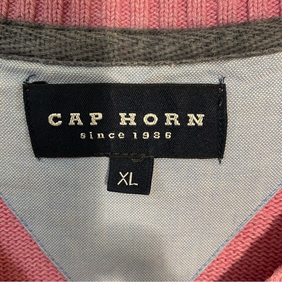 Cap Horn Men’s Sweater V Neck Pullover XL - Picture 8 of 11